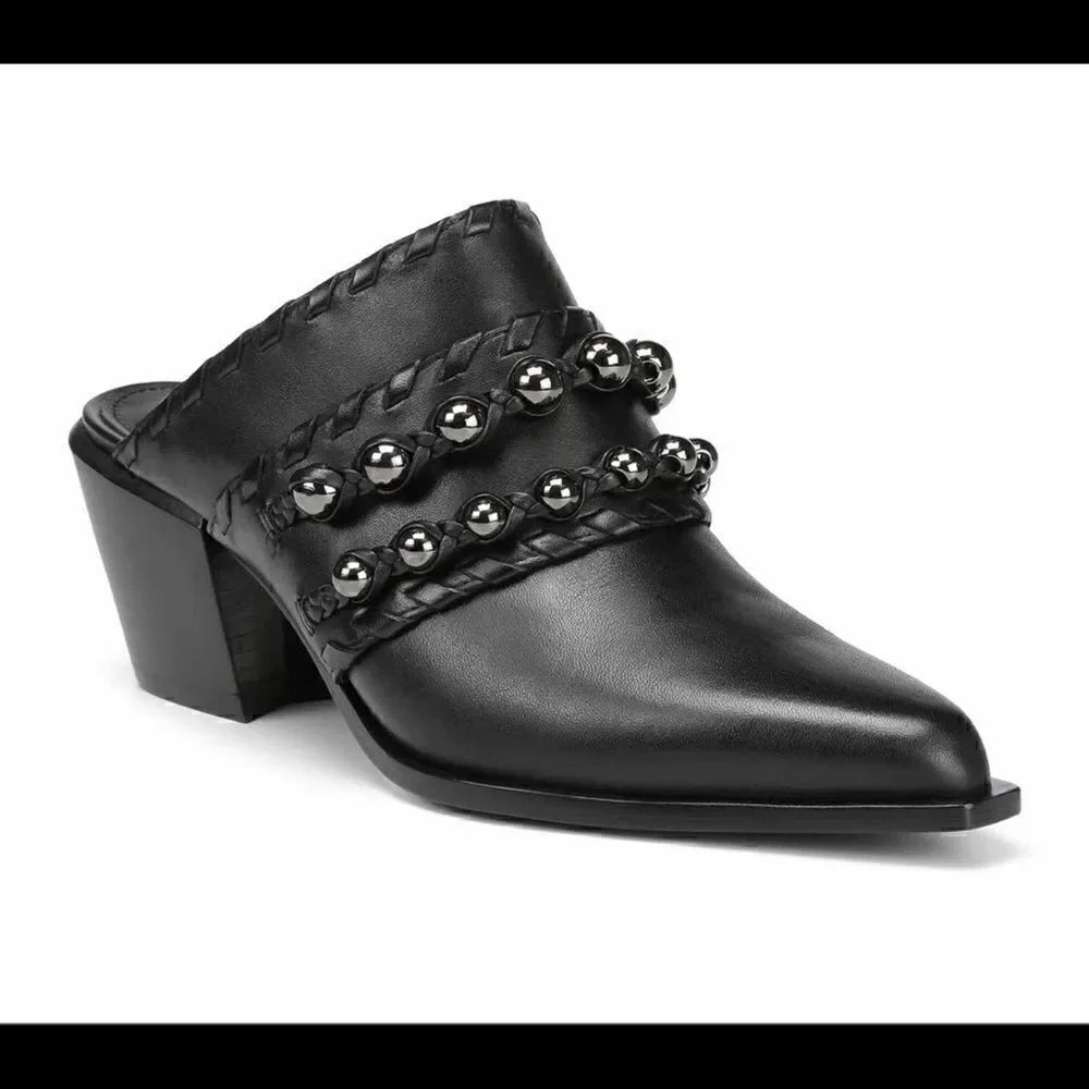 NEW!!! Donald Pliner black mules size 8.5